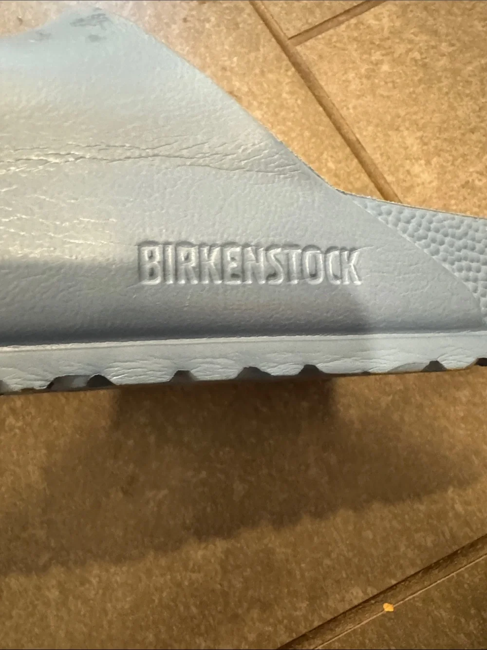 Birkenstock Blue-gray Two-Strap Arizona stealth EVA Sandals